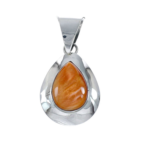 Navajo Oyster Shell Tear Drop Pendant JX129905